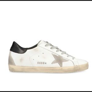 Golden Goose superstar mixed leather sneakers